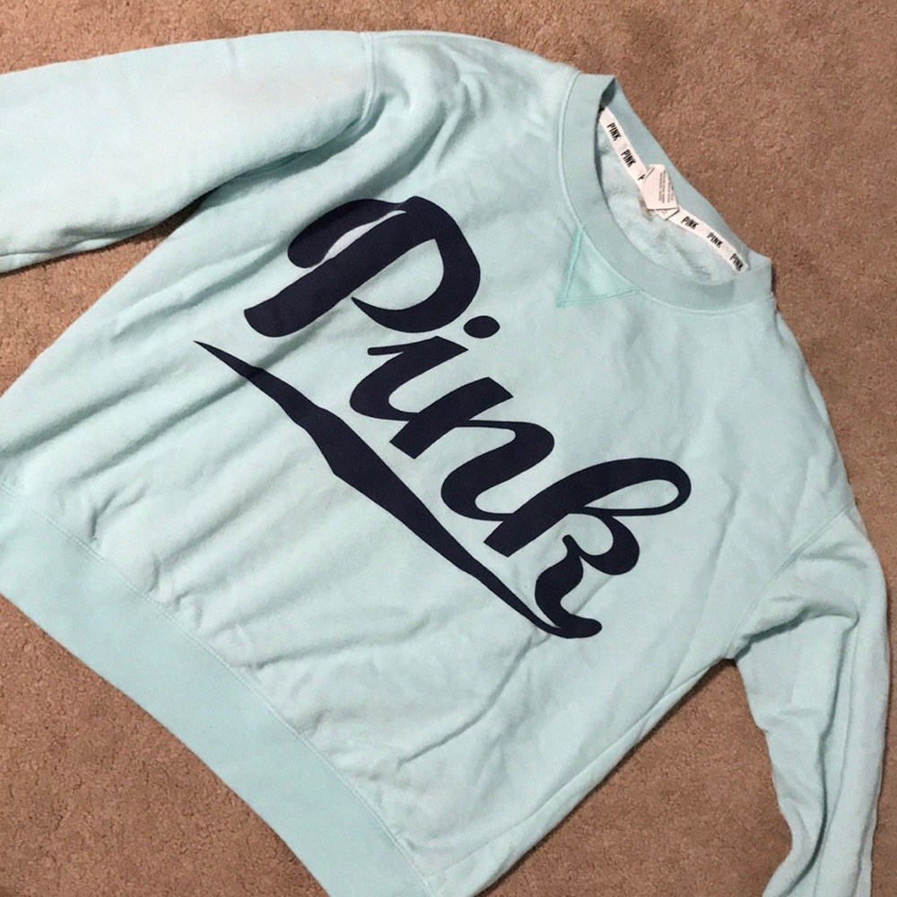 Tiffany Blue PINK crewneck